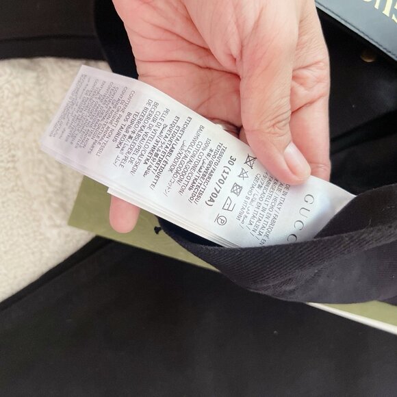 GUCCI JEANS PANTS Tapered CARGO MONOGRAM GG LOGO Horsebit Black Mens Size 42 - Picture 5 of 10